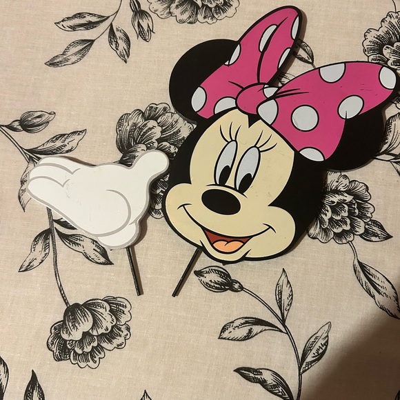 Disney Minnie Mouse pumpkin decoration Set - Pink and Black - Picture 3 of 3